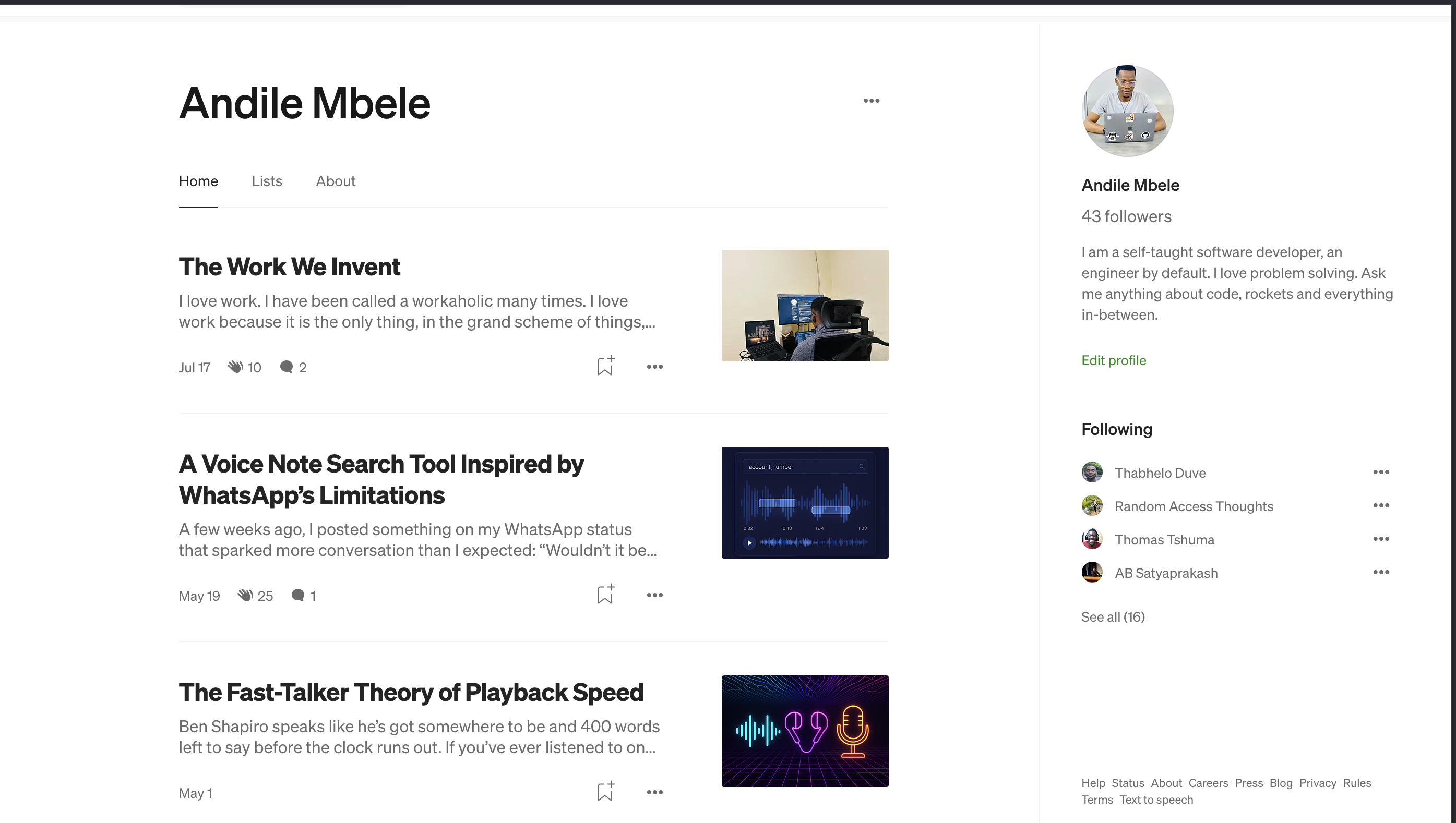 Medium Blog
